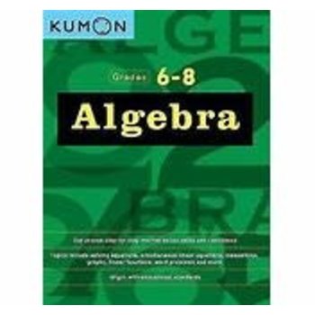 Kumon Algebra Grades 6-8