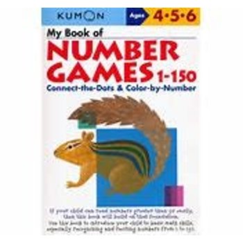 Kumon MY BOOK OF NUMBER GAMES 1-150