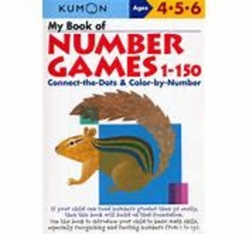 Kumon MY BOOK OF NUMBER GAMES 1-150