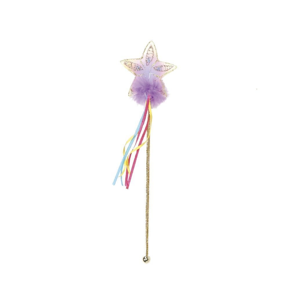 Great Pretenders Glitter Rainbow Wand, Multi/Gold