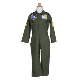 Great Pretenders Pilot Jumpsuit Set Includes Helmet & ID Badge, Size 5-6