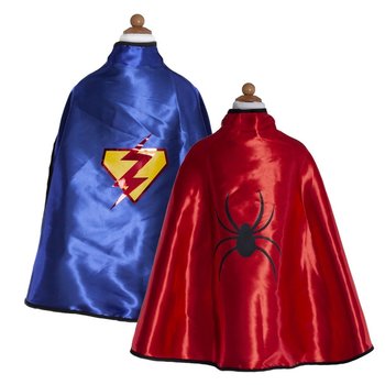 Great Pretenders Reversible Superhero/Bat Tunic With Cape & Mask, Size 4-7