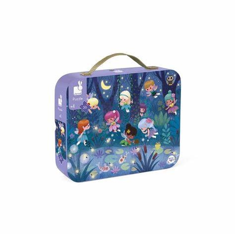 JURA Toys Puzzle: Fairies and Water Lilies 36 pcs