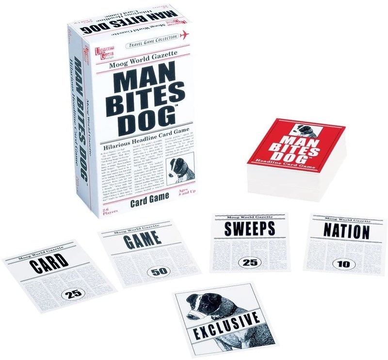 University Games Man Bites Dog Card Game