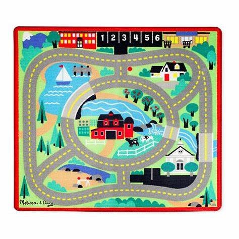 Melissa & Doug Round the Town Rug