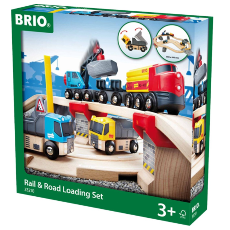 BRIO BRIO Rail & Road Loading Set