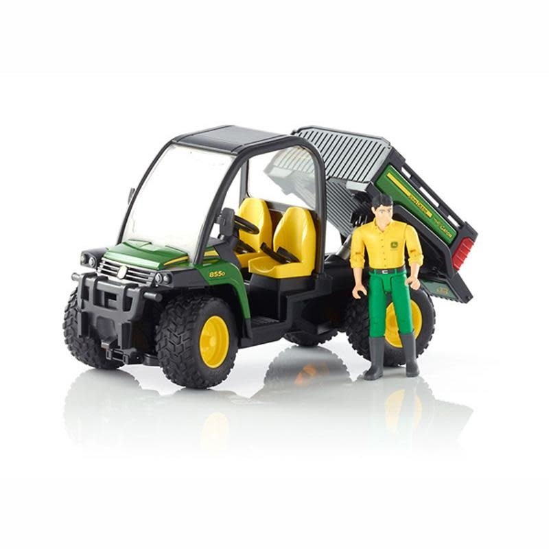 Bruder John Deere Gator XUV 855D with driver