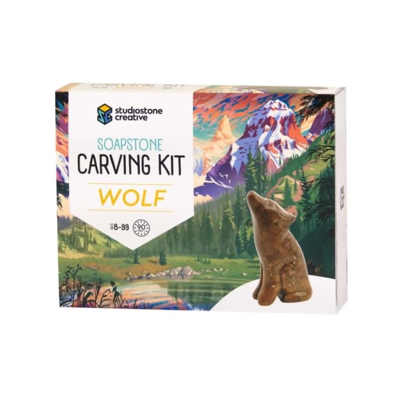 Studiostone Creative Soap stone carving kit - Wolf