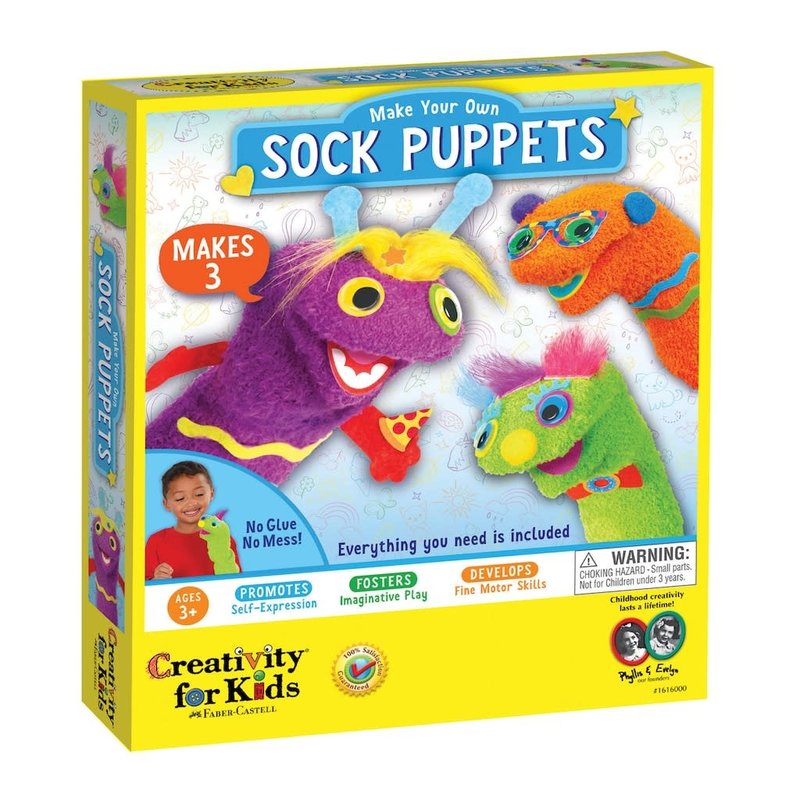 Creativity for Kids x Make Your Own Sock Puppets