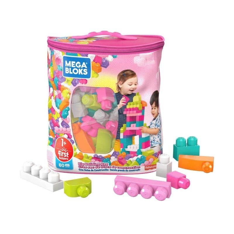 Mega Blok BIG BUILDING BAG (PINK)