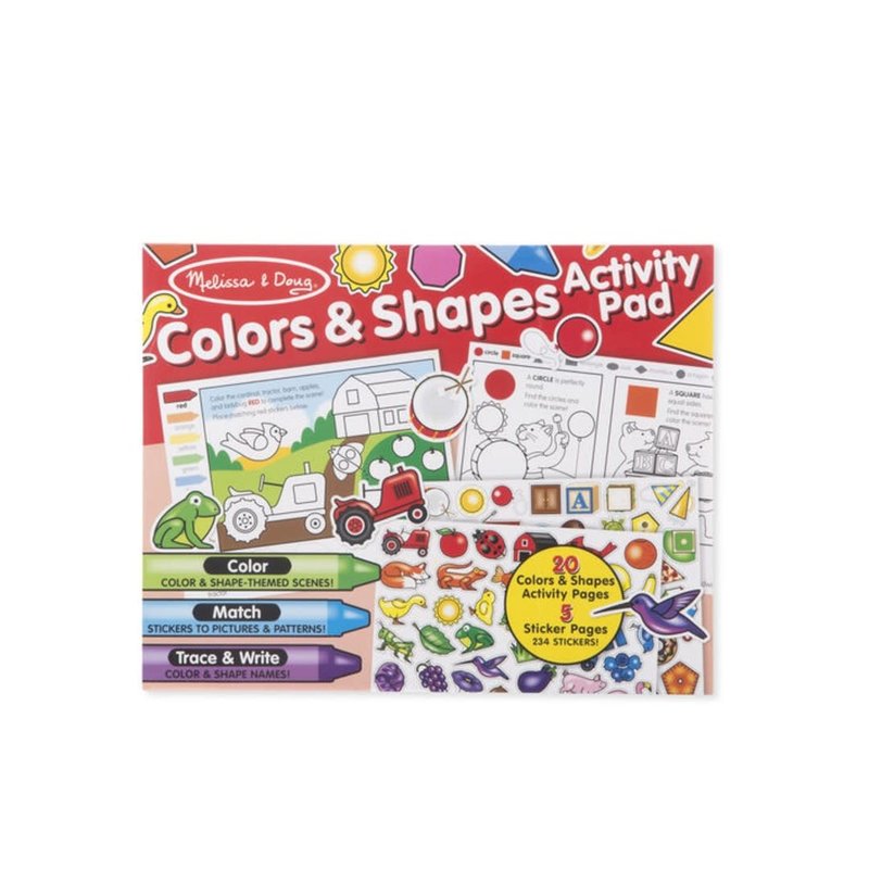 Melissa & Doug Colors & Shapes Activity Pad