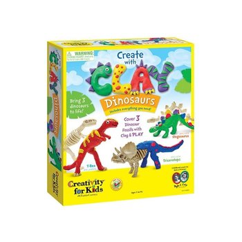 Creativity for Kids Create with Clay Dinosaurs