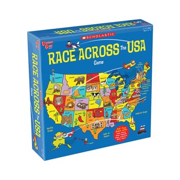 University Games Scholastic Race Across the USA Game