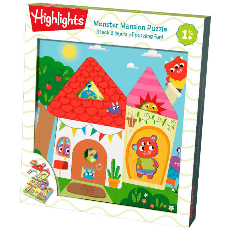 Haba x Wooden Puzzle: Monster Mansion