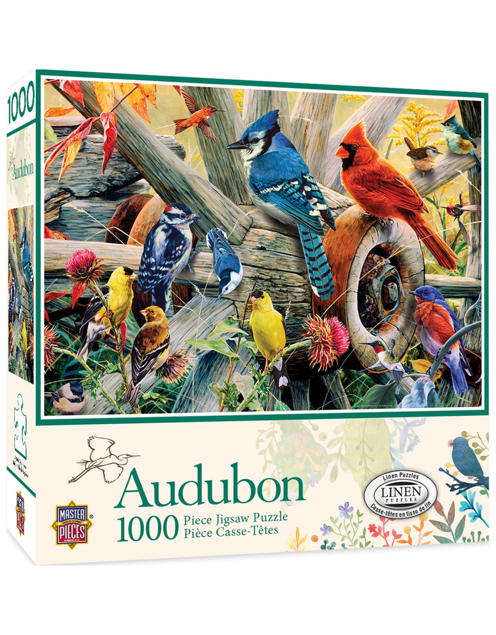 MasterPieces Audubon - Backyard Birds 1000pc Puzzle