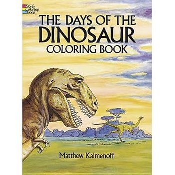 Dover The Days of the Dinosaur Coloring Book