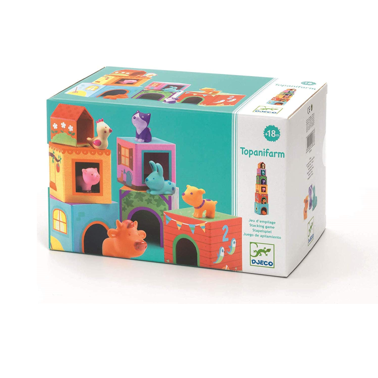 DJECO Blocks&Towers Topanifarm