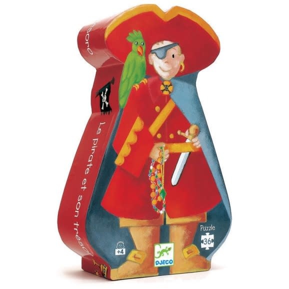 DJECO The Pirate And His Treasure - 36pcs