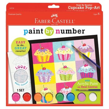 Faber-Castell x Paint By Number Cupcake Pop-Art