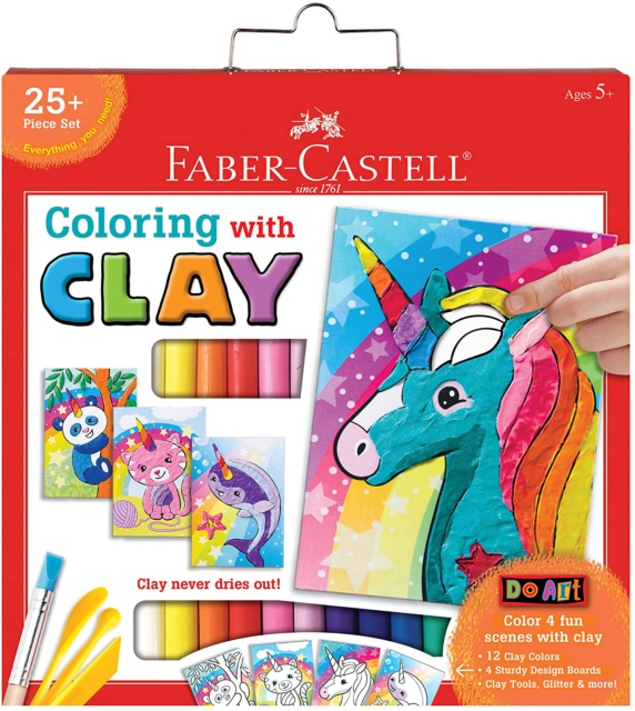 Faber-Castell Do Art Coloring with Clay Unicorn & Friends