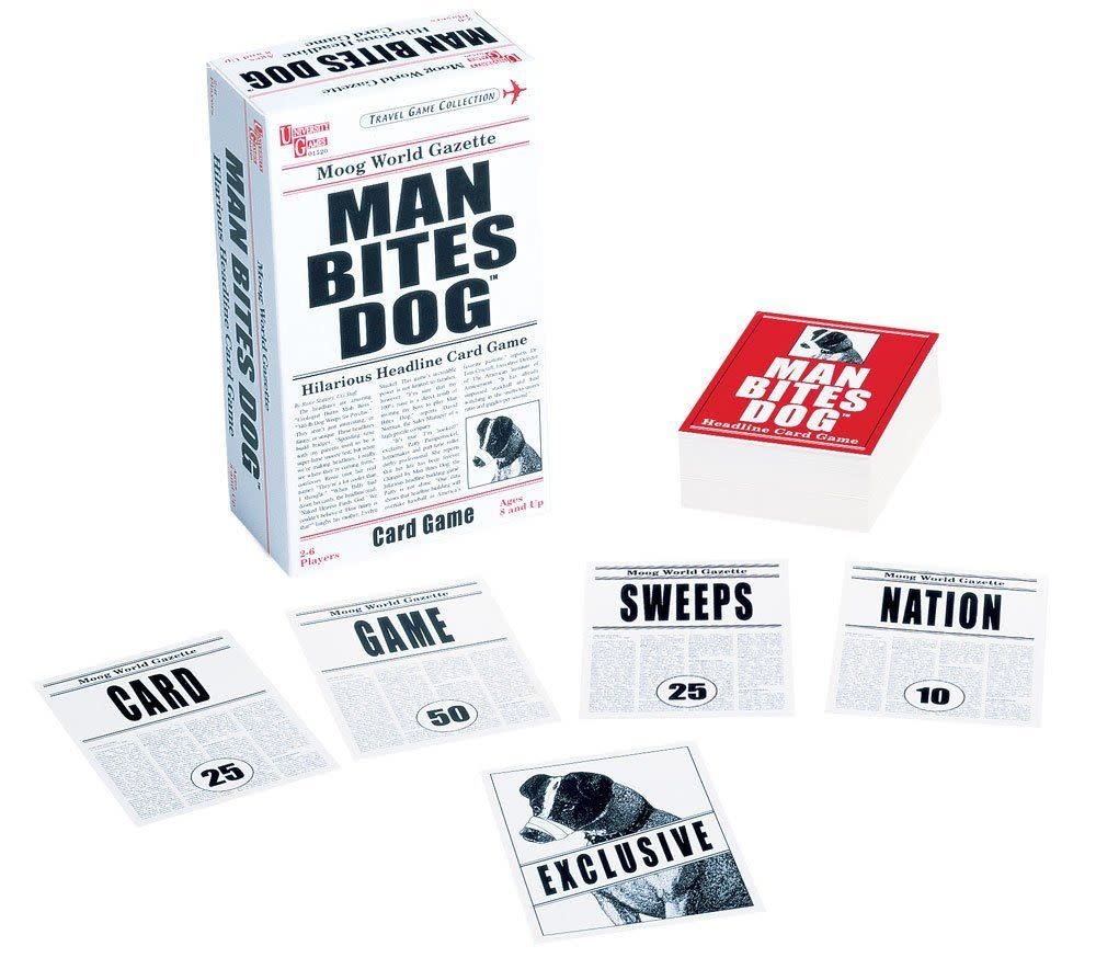 University Games Man Bites Dog Card Game