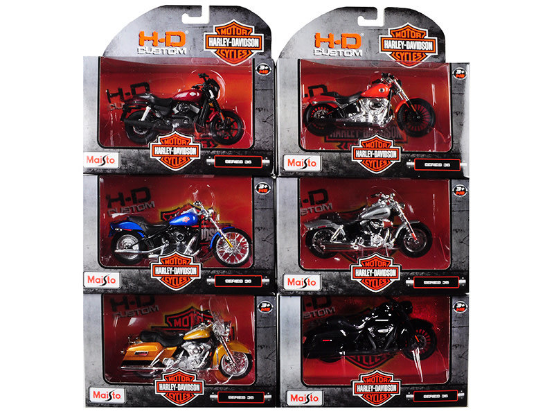 Maisto 1:18 Harley-Davidson Motorcycles, Series 41