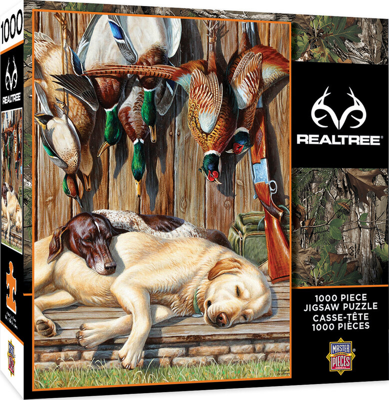 MasterPieces RealTree - All Tuckered Out 1000pc Puzzle