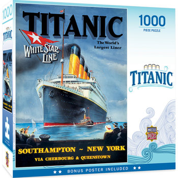 MasterPieces x Titanic - White Star Line 1000pc Puzzle