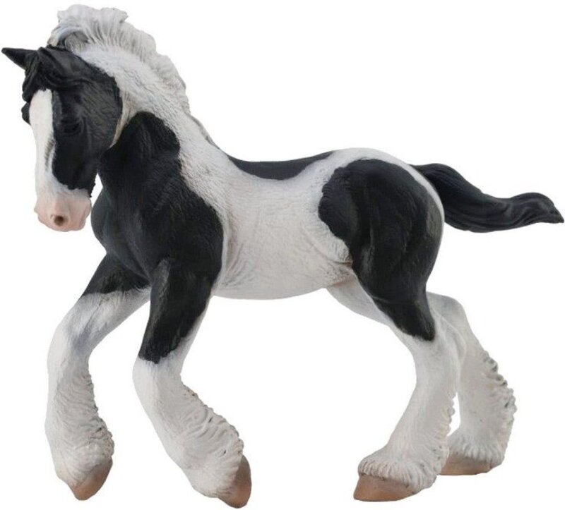 CollectA Black & White Piebald Gypsy Foal
