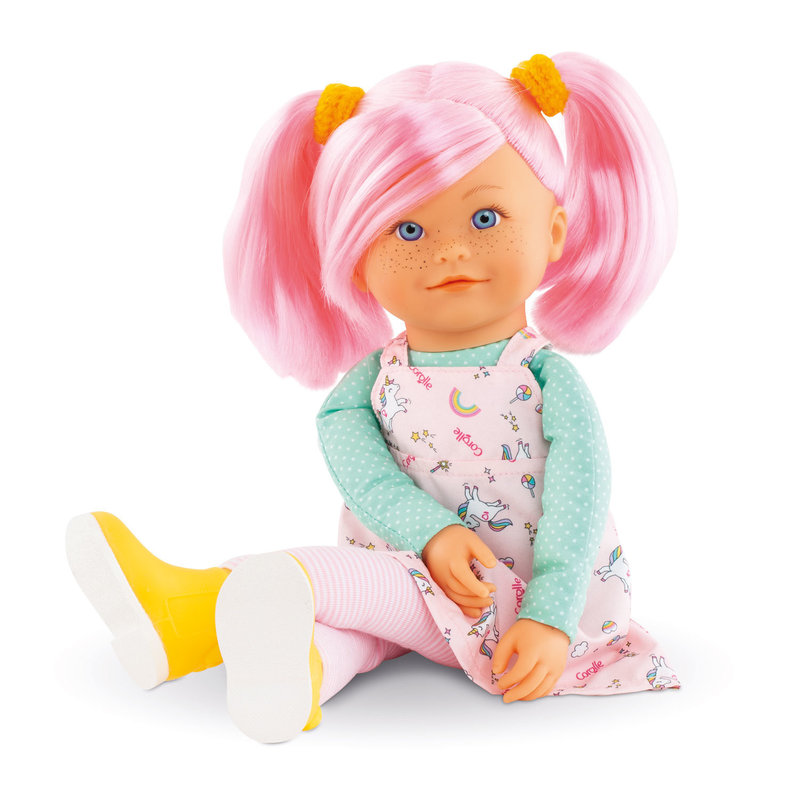 Corolle Rainbow Doll Pink - doll  (clothes may vary)