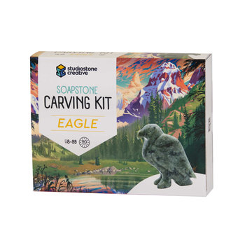 Studiostone Creative Soapstone Carving Kit Eagle