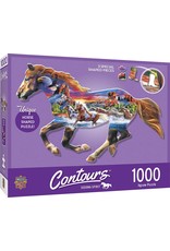 MasterPieces Countours - Running Horse 1000pc Shaped Puzzle