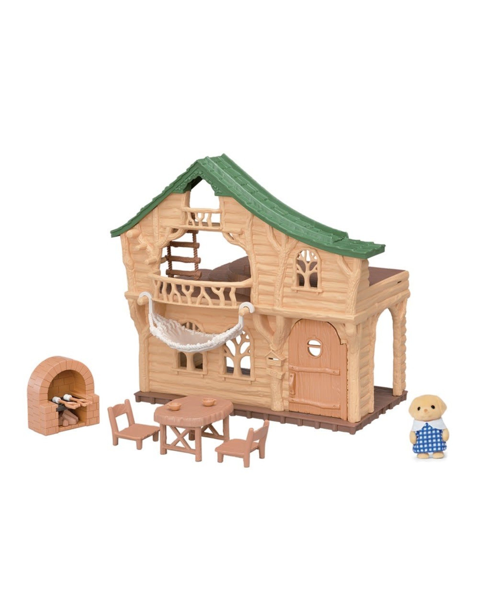 calico critters lakeside lodge gift set