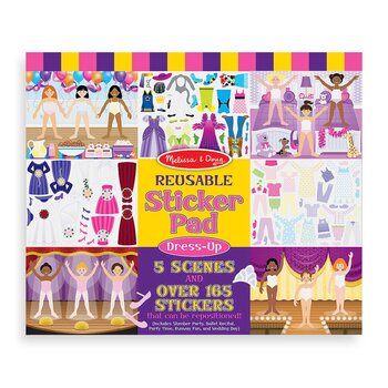 Melissa & Doug Reusable Sticker Pad - Dress-Up