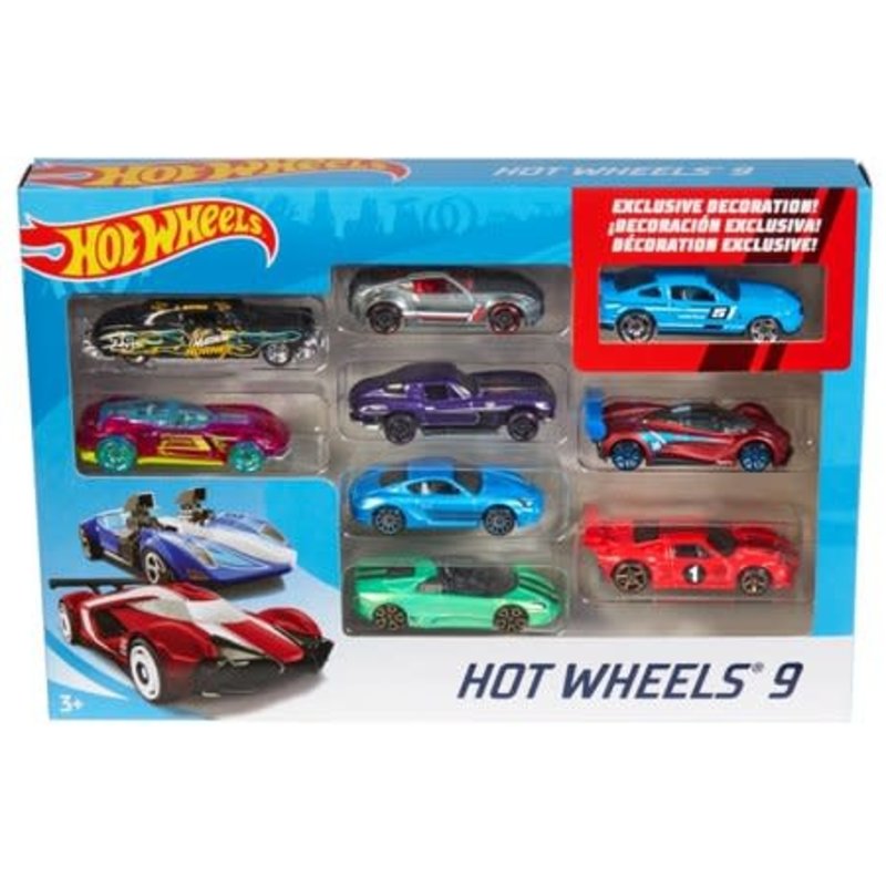 Hot Wheels Hot Wheels 9 CAR PACK ASST