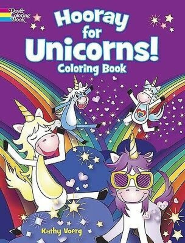 Dover Hooray! for Unicorns Coloring Book