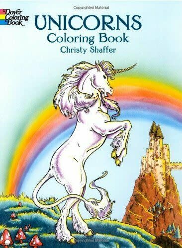 Dover Unicorns Coloring Book