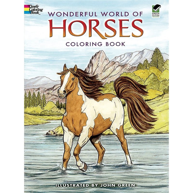 Dover Wonderful World of Horses Coloring Book