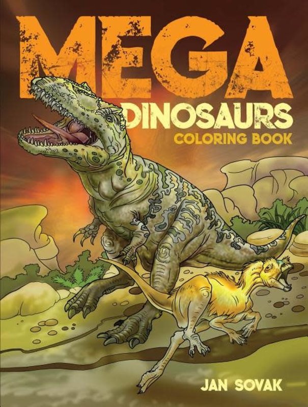 Dover Mega Dinosaurs Coloring Book