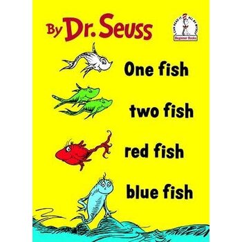 Dr Seuss One Fish Two Fish Red Fish Blue Fish