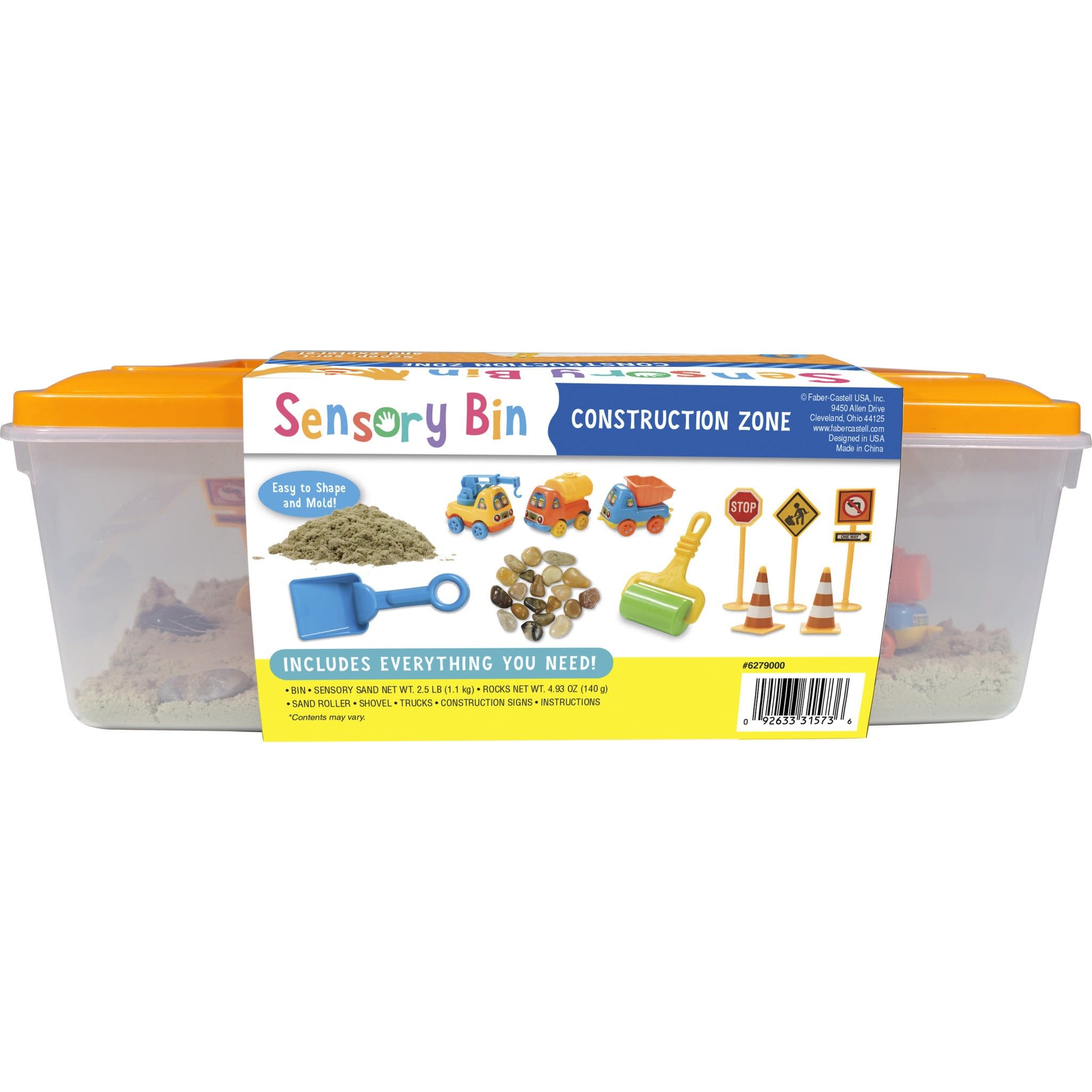 Creativity for Kids Sensory Bin Construction Zone
