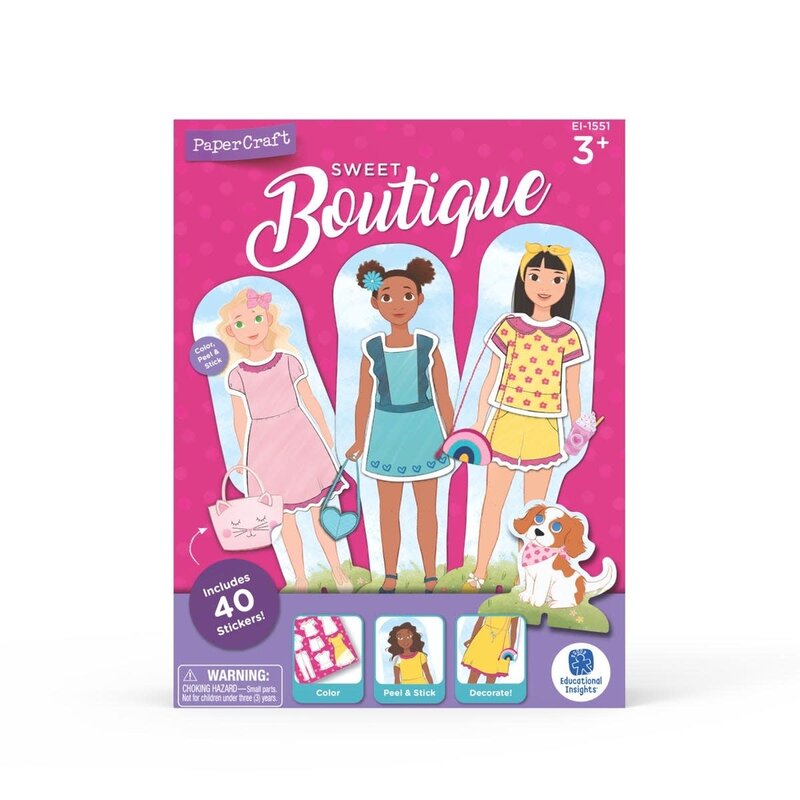 Educational Insights Sweet Boutique Paper Dolls