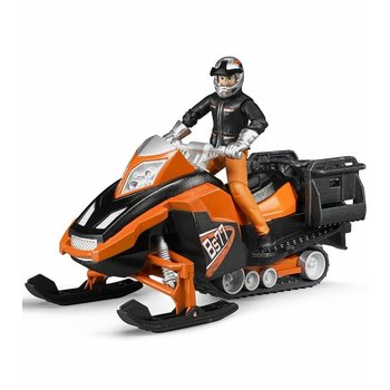 Bruder Snowmobile with driver and accessories