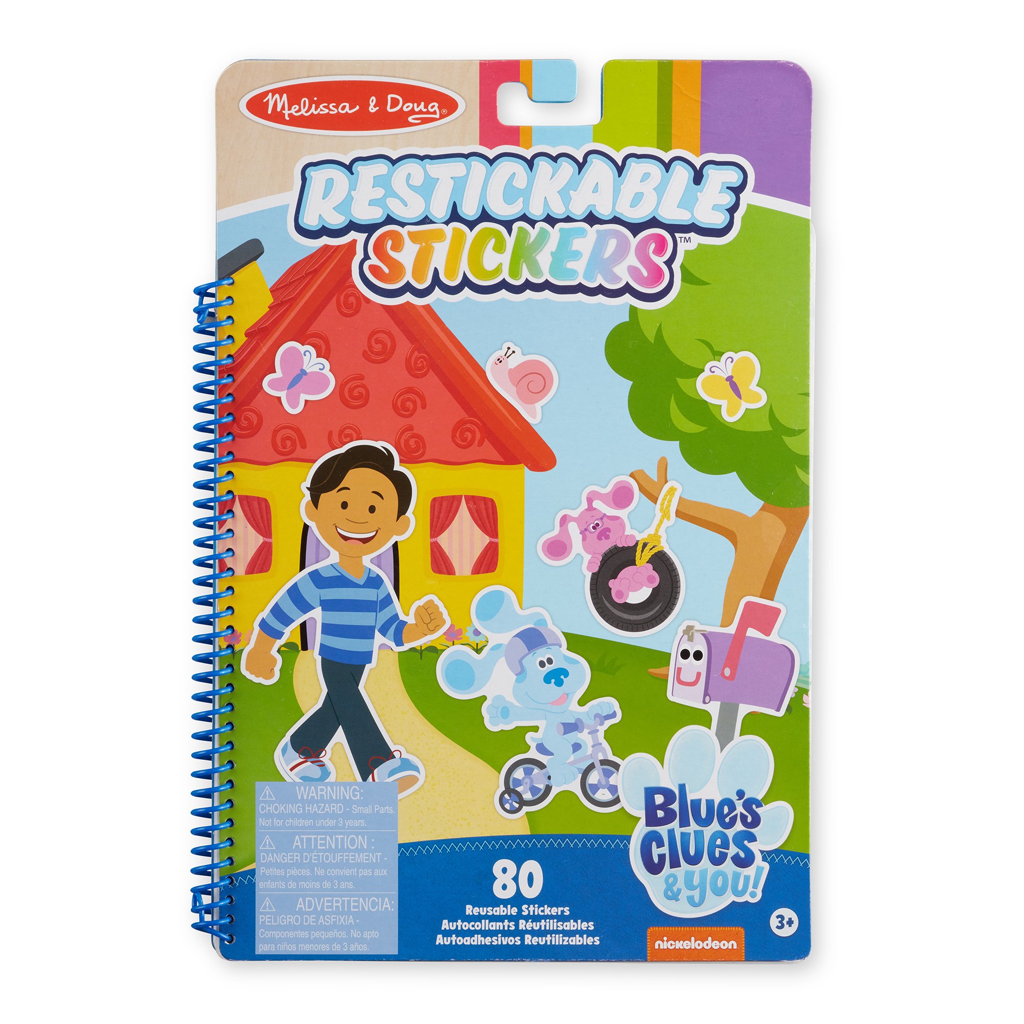 Blues Clues Reusable Stickers Locations - PLAYNOW! Toys and Games