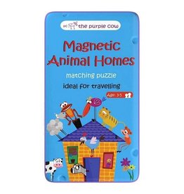 Purple Cow NEW! Animals Homes- Matching Puzzle