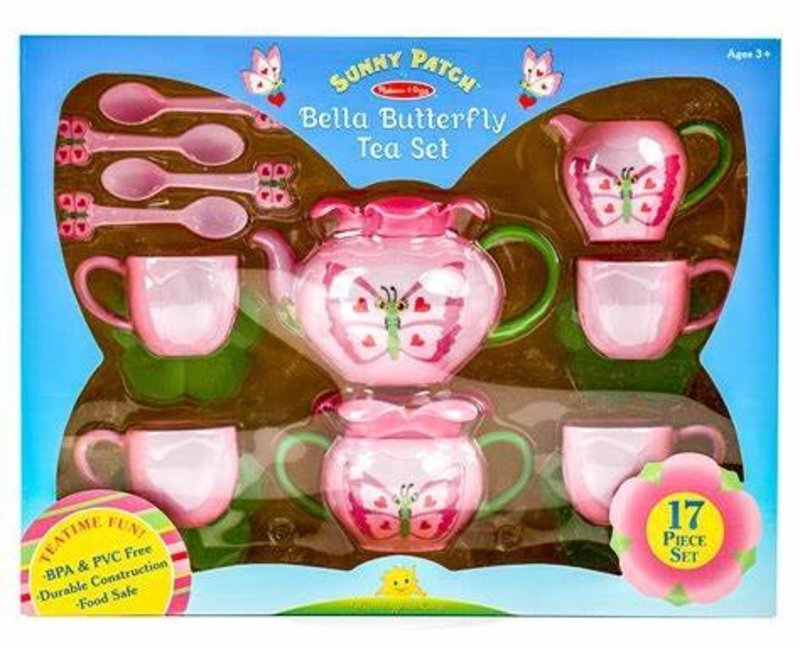 Melissa & Doug Bella Butterfly Tea Set