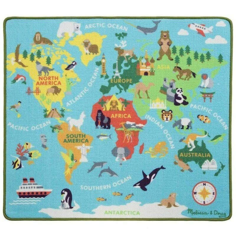 Melissa & Doug Round the World Travel Rug