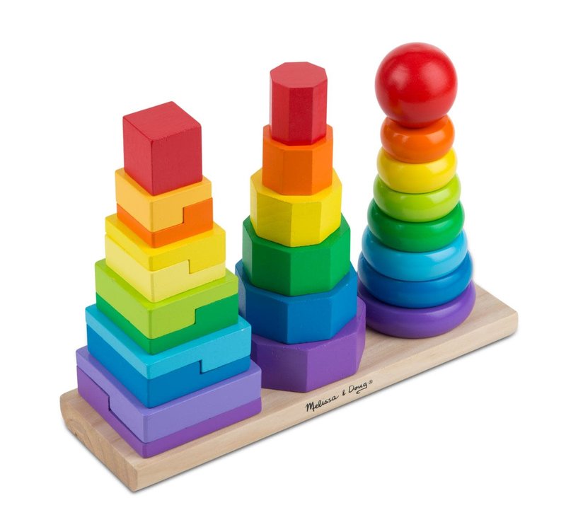 Melissa & Doug Geometric Stacker