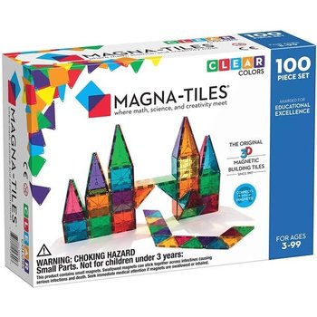 Magna-Tiles Magna-Tiles Clear Colors 100 Piece Set