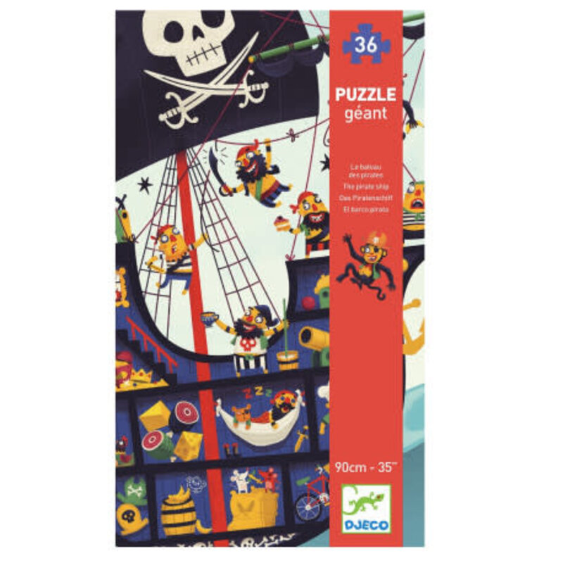 DJECO 36 Piece Giant Floor Jigsaw Puzzle - Animal Parade